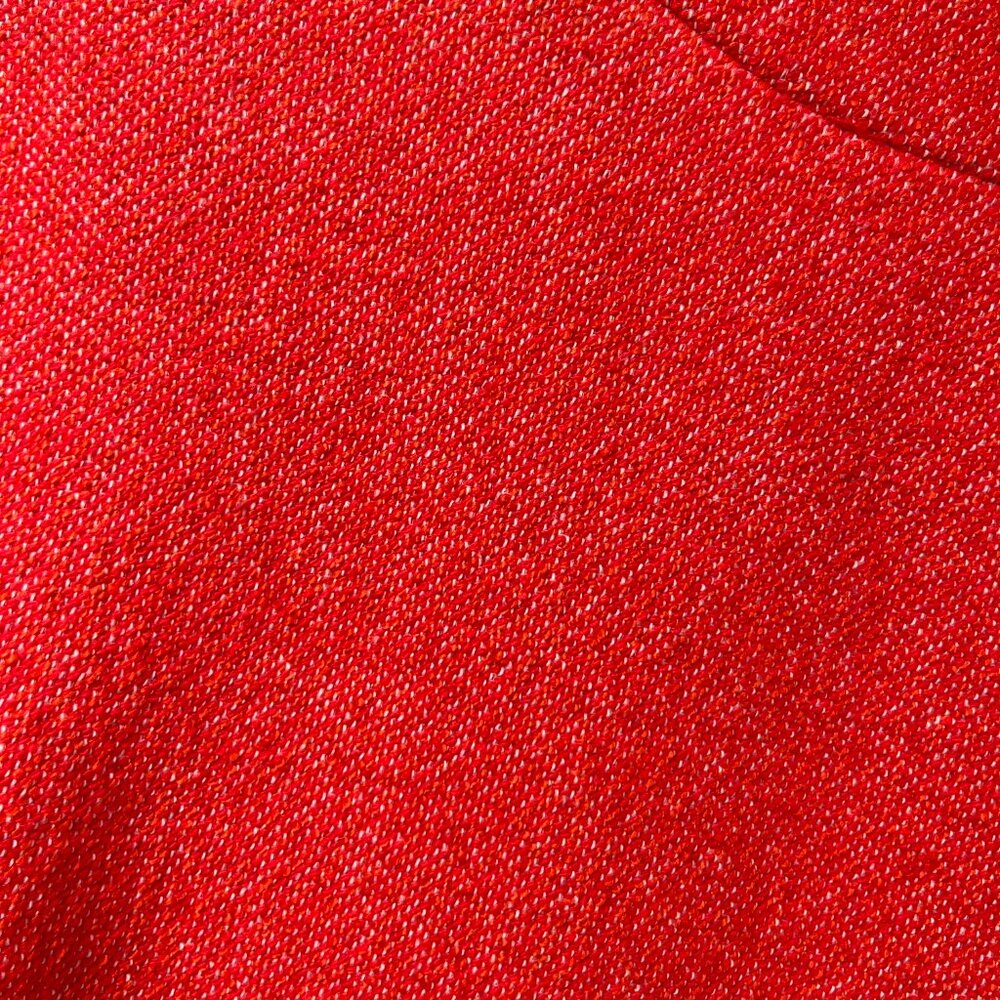 ZARA Blazer Coat Womens Size Small Orange Red Linen Cotton Blend Pockets - Picture 7 of 10